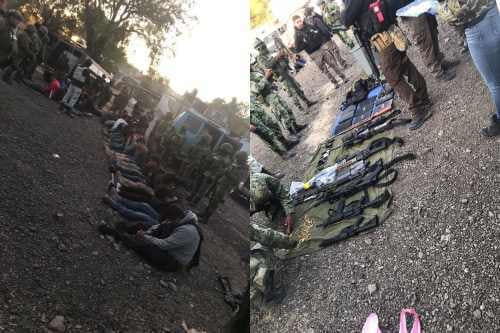 Golpazo al huachicoleo en Huehuetoca; detienen a 35 con armas y vahículos